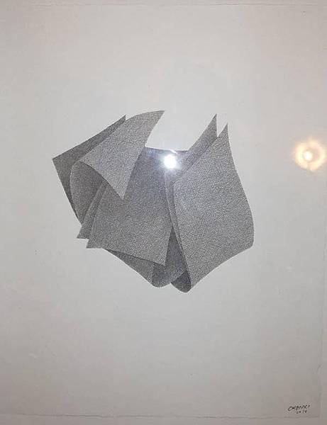 Pen and ink on rice paper, 45×35 cm