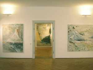 Heinz Göbel Ausstellungsansicht, Foto: Galerie Schloss Parz