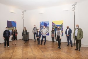 Das Galerieteam bei der Eröffnung zur Ausstellung "SehSucht"