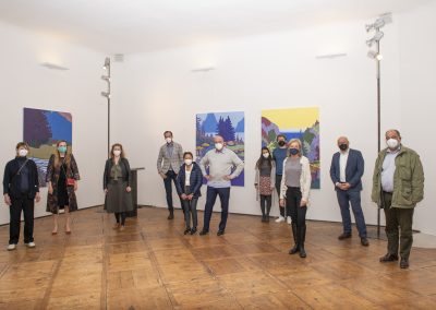 Das Galerieteam bei der Eröffnung zur Ausstellung "SehSucht"