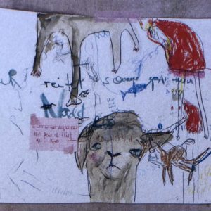 Der Erlkönig und sein Lama Serie (Diptychon), 2 Einzelbilder