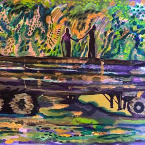 Grain/duff mix almost fully loaded