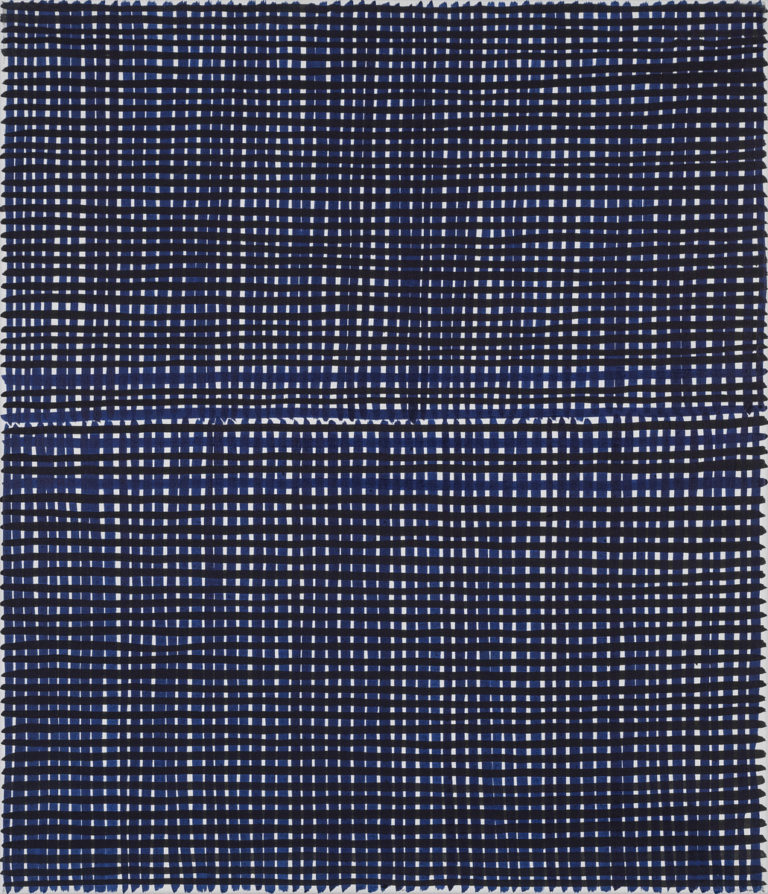 Gewebe blau