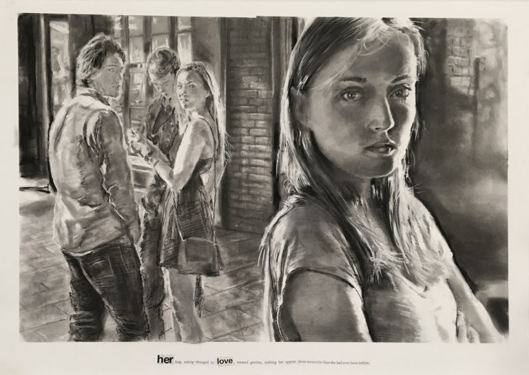 Untitled („Her face subtly…“)
