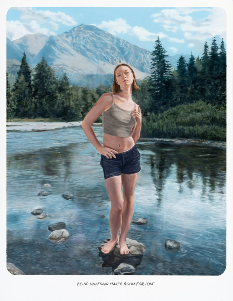 Untitled („Being unafraid makes…“)