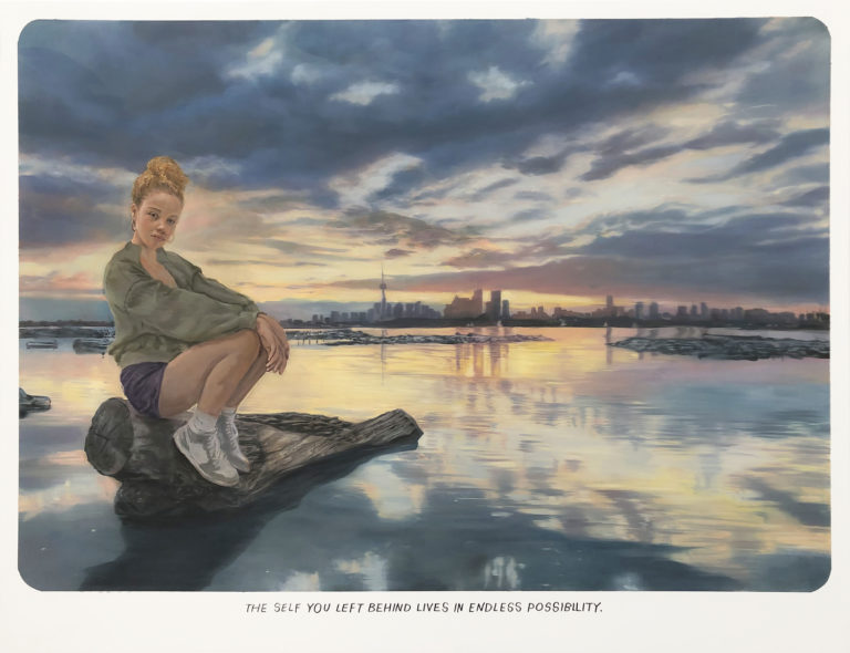 Untitled („The self you left behind…“)