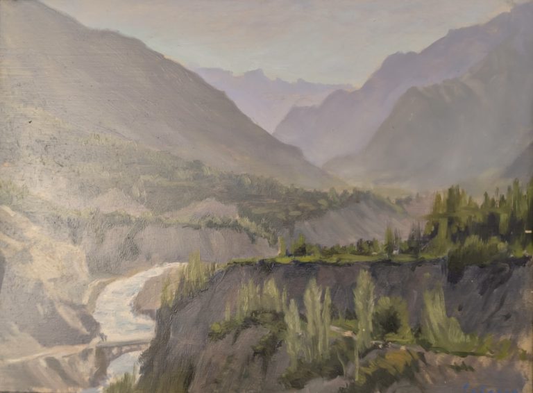 Hunza River von Altit Fort