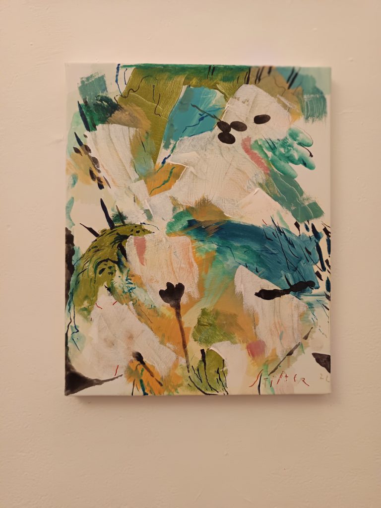 Garten mit Wind von Westen