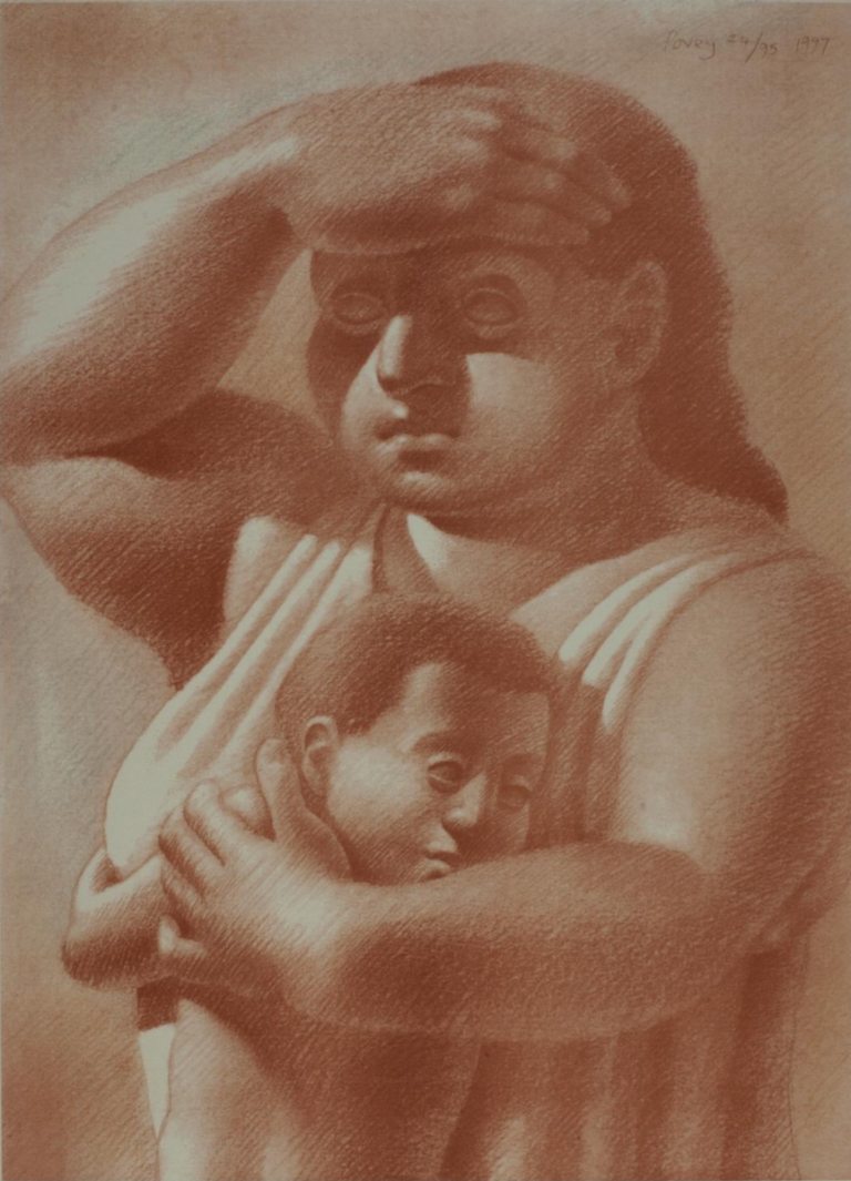 Woman and child