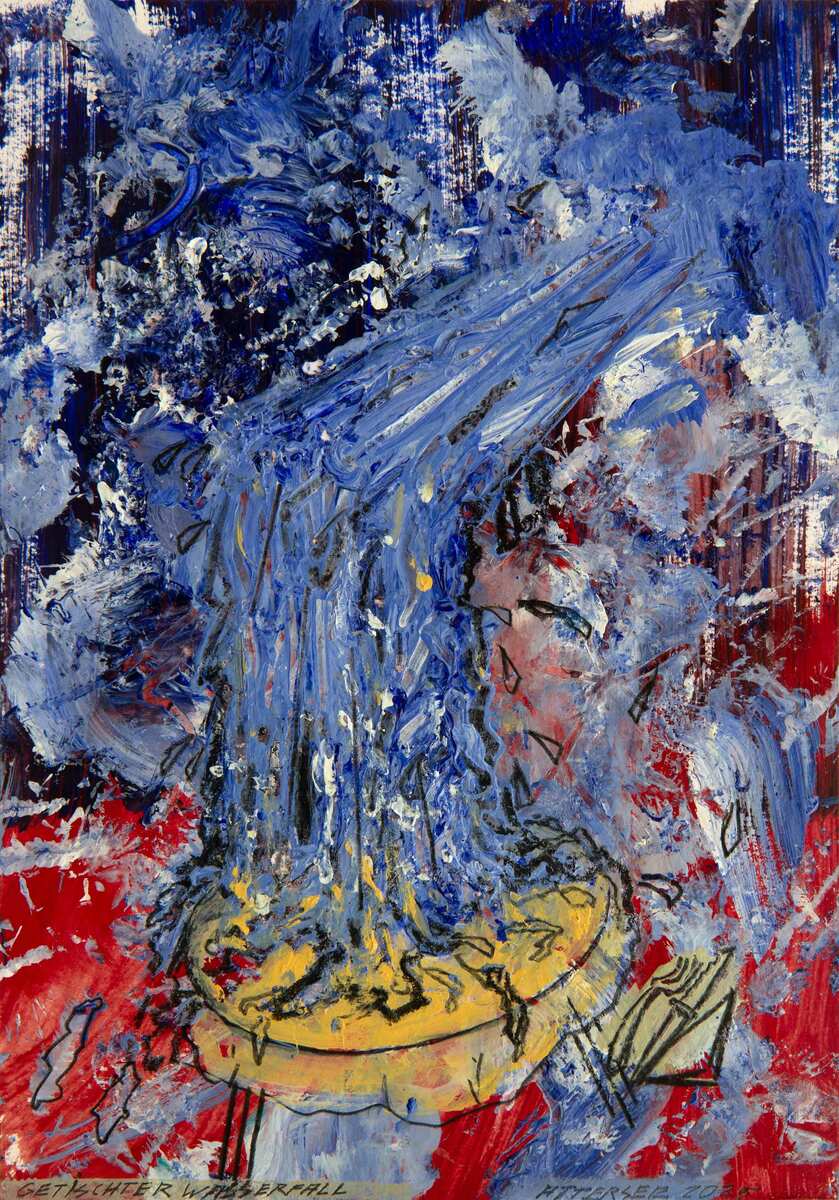 Getischter Wasserfall