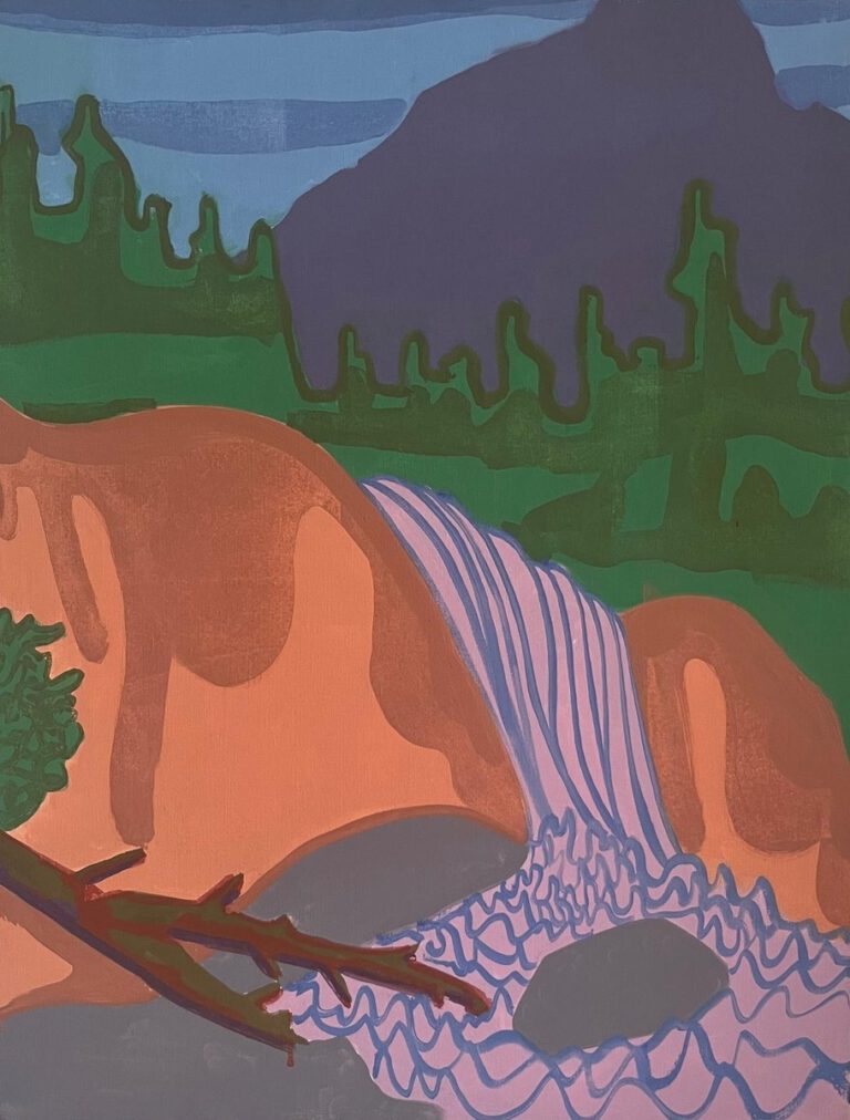 Landscape, „Smooth Waterfall“