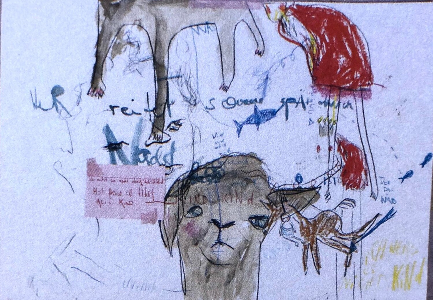 Der Erlkönig und sein Lama Serie (Diptychon), 2 Einzelbilder