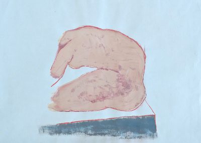 o.T., (aus Roter Faden)