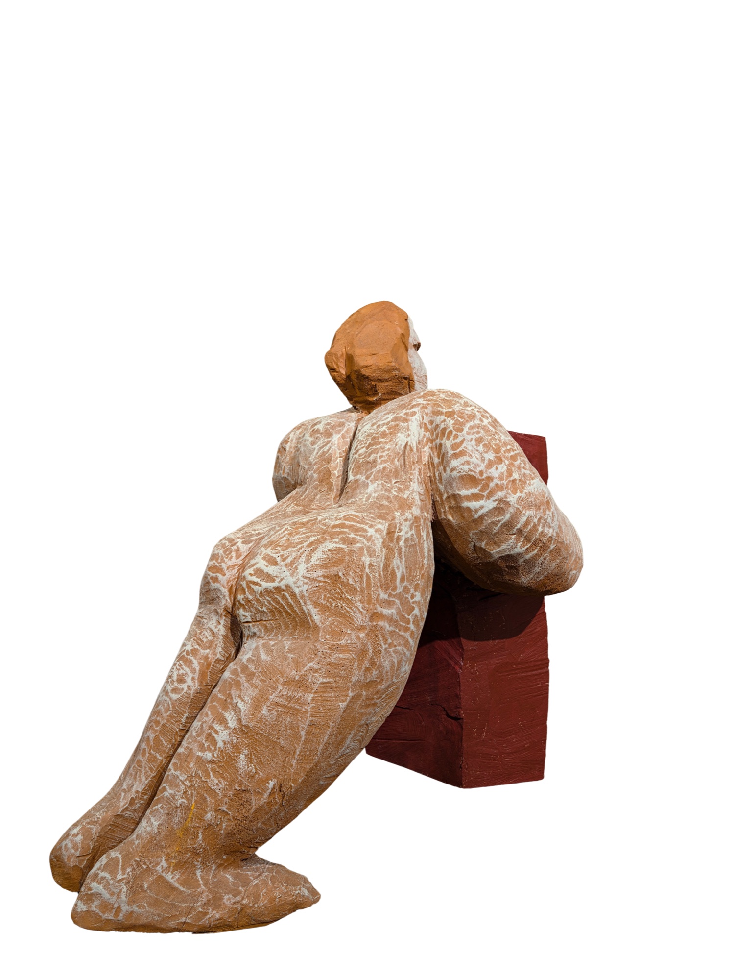 Annerose Riedl - o.T., 2005, Holz bemalt, 108 x 70 x 110 cm