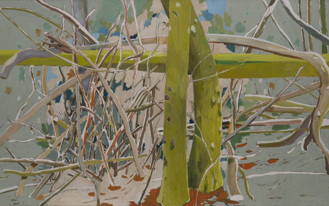 ALOIS MOSBACHER Versteck, 2020 Öl auf Leinwand 140 x 240 cm