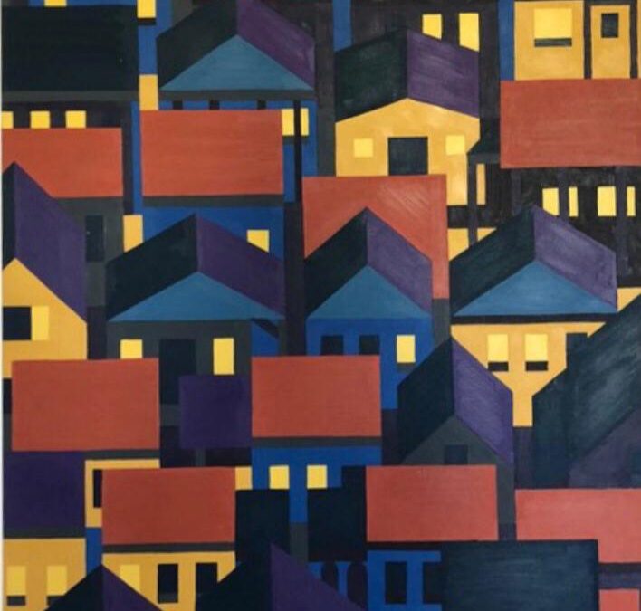 Cypress Park XVI, 2016 Öl auf Leinwand, 100 x 80 cm