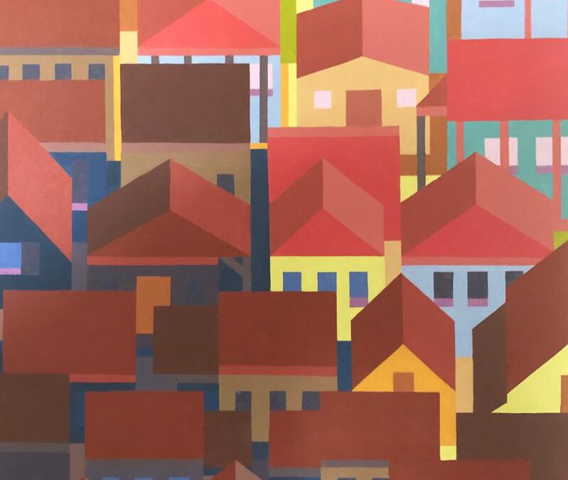 Cypress Park XXII, 2016 Öl auf Leinwand, 100 x 80 cm
