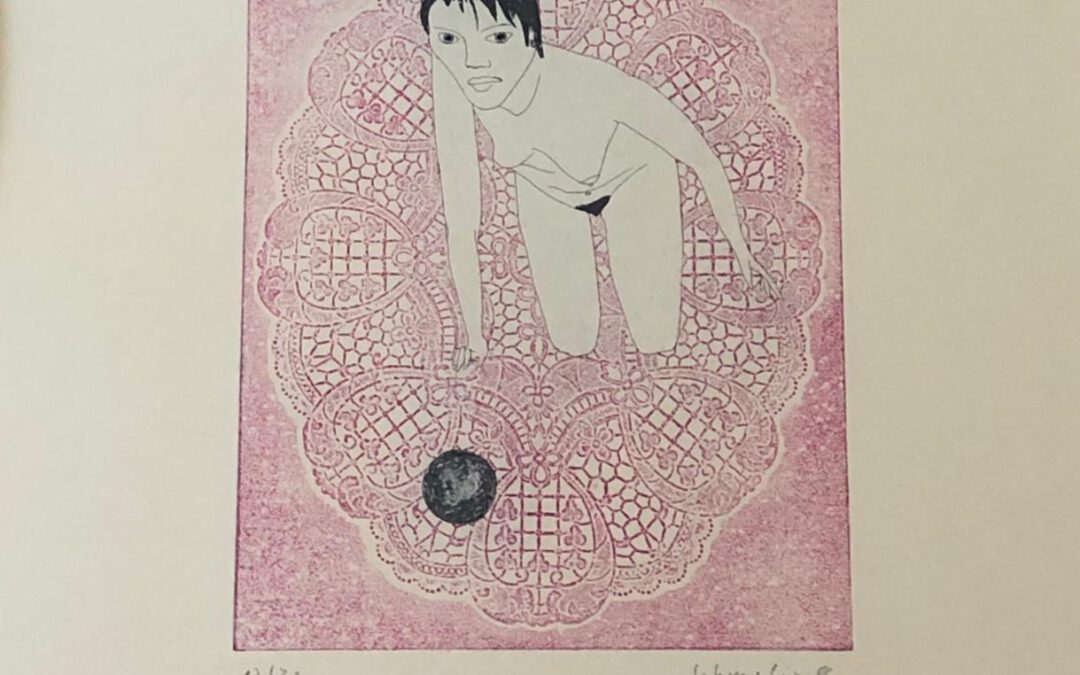 Nude Magenta, 1986 Lithografie 1730 , 65 x 49 cm, inkl. Rahmen € 590
