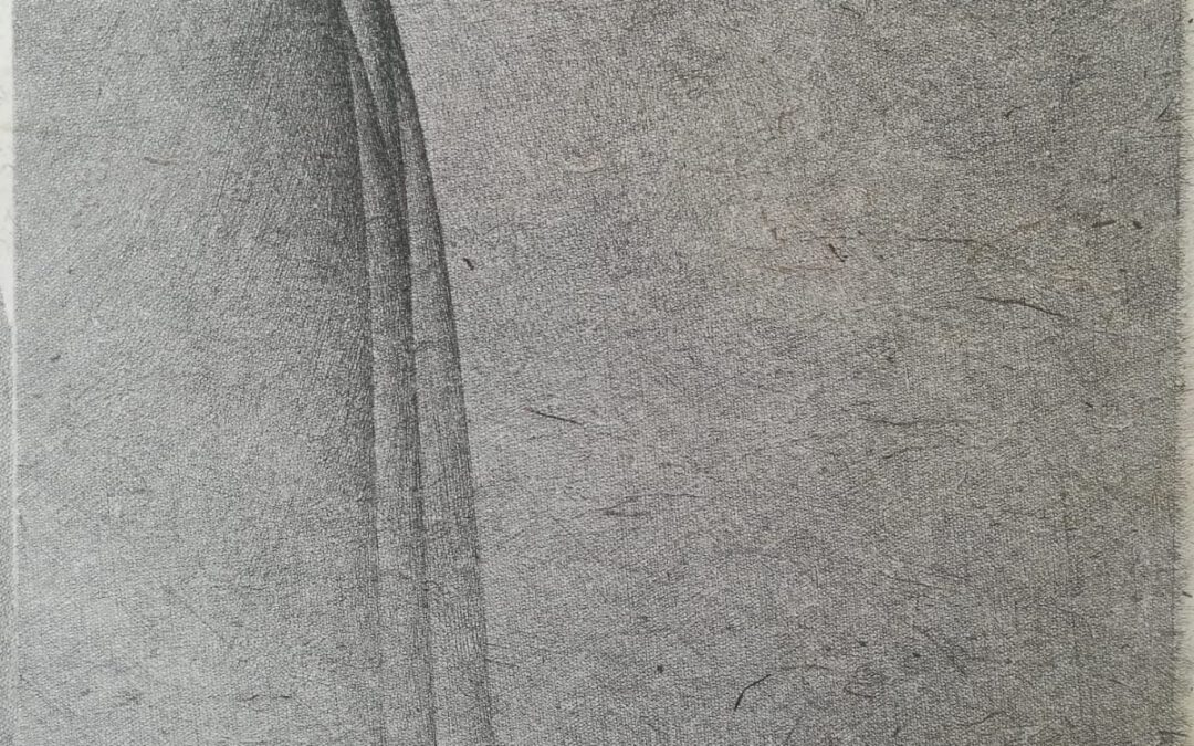 Pen and ink on rice paper, 45×35 cm