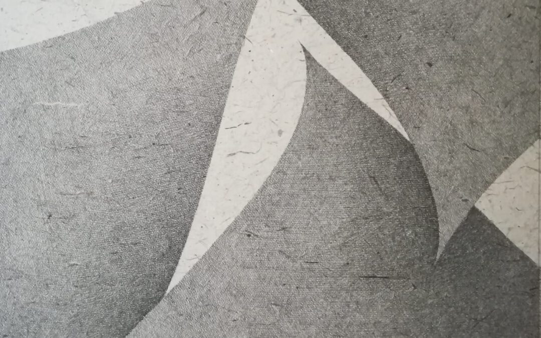 Pen and ink on rice paper, 45×35 cm