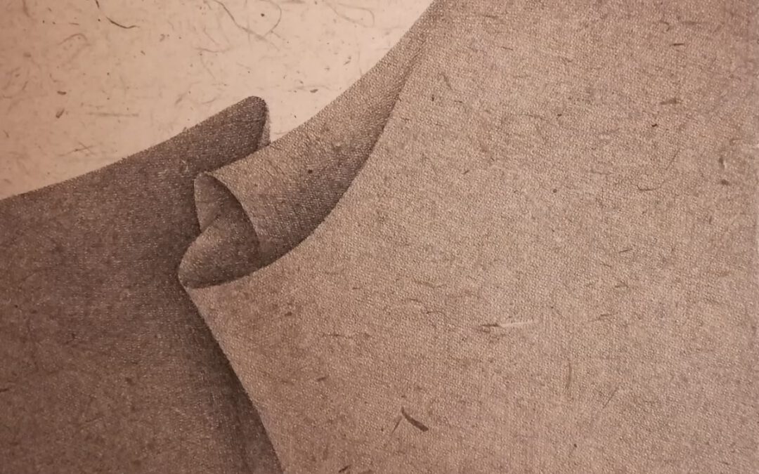 Pen and ink on rice paper, 45×35 cm