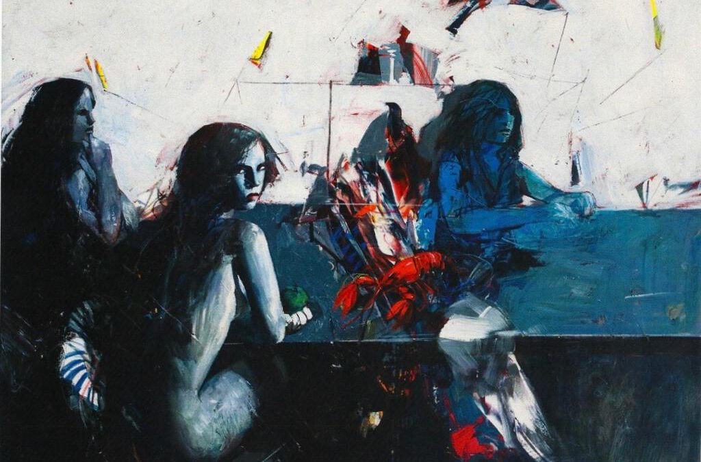 Pranzo Gia Consumato, 2019, Öl, Acryl auf Leinwand, 140 x 140 cm