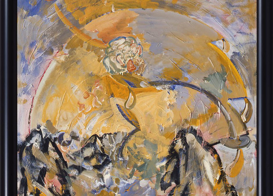 Acryl_LW, 105 x 105 cm, Rosensport 2005