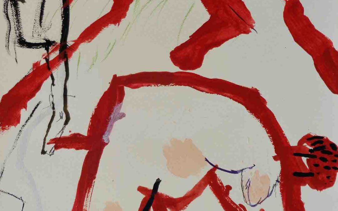 Rote Mander – Erntehelfer 66 x 44 cm