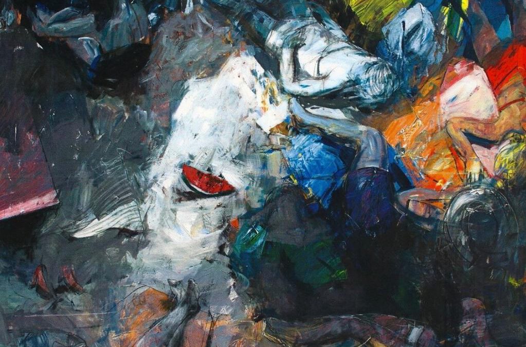Spaggia Nr.2, 2019, Öl auf Leinwand, 200 x 200cm
