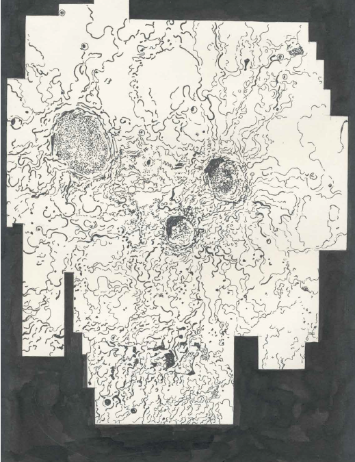 aus der Serie “passion could bring character enough”, 2019, 30 x 21 cm Bleistift und Tusche auf Papier