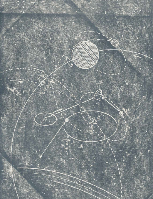 aus der Serie„stars begin to fade “, 2018, 30 x 21 cm Bleistift auf Papier