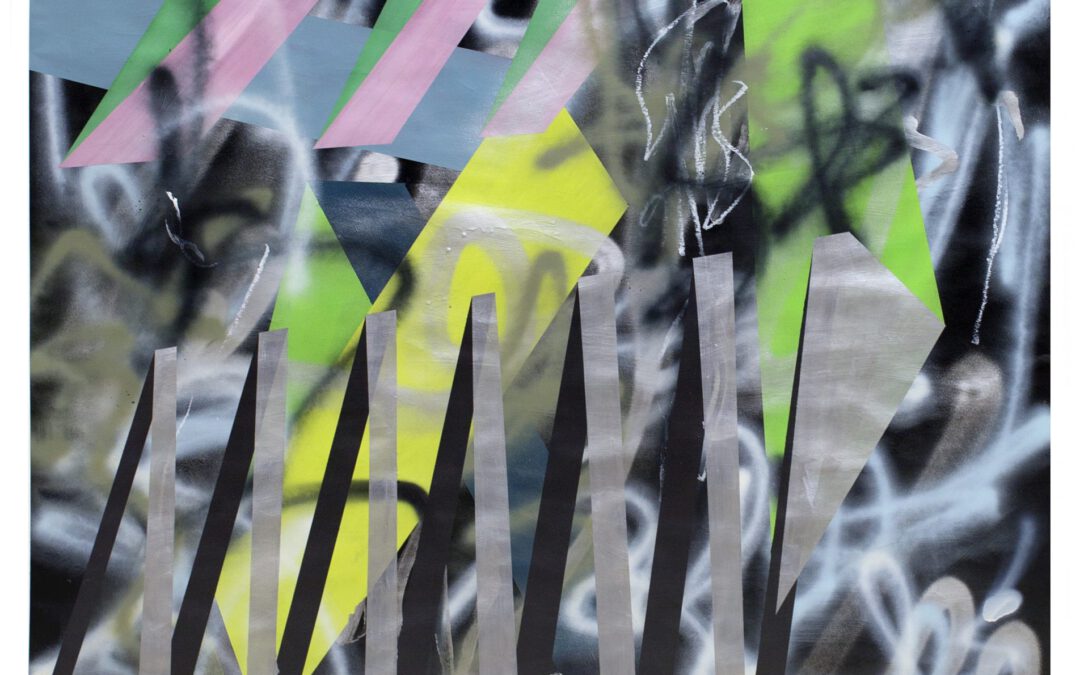 der Reiseweg eines Raumschiffes_2016_Bleistift, Acryl und Ölkreide auf Papier_150x110cm_Foto- Jasha Greenberg